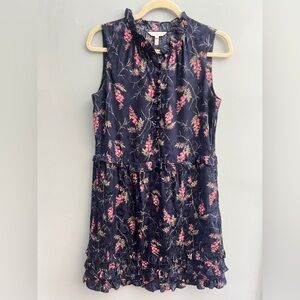 Rebecca Taylor Ivie Fleur Print Jacquard Silk/Viscose Dress, Size 4